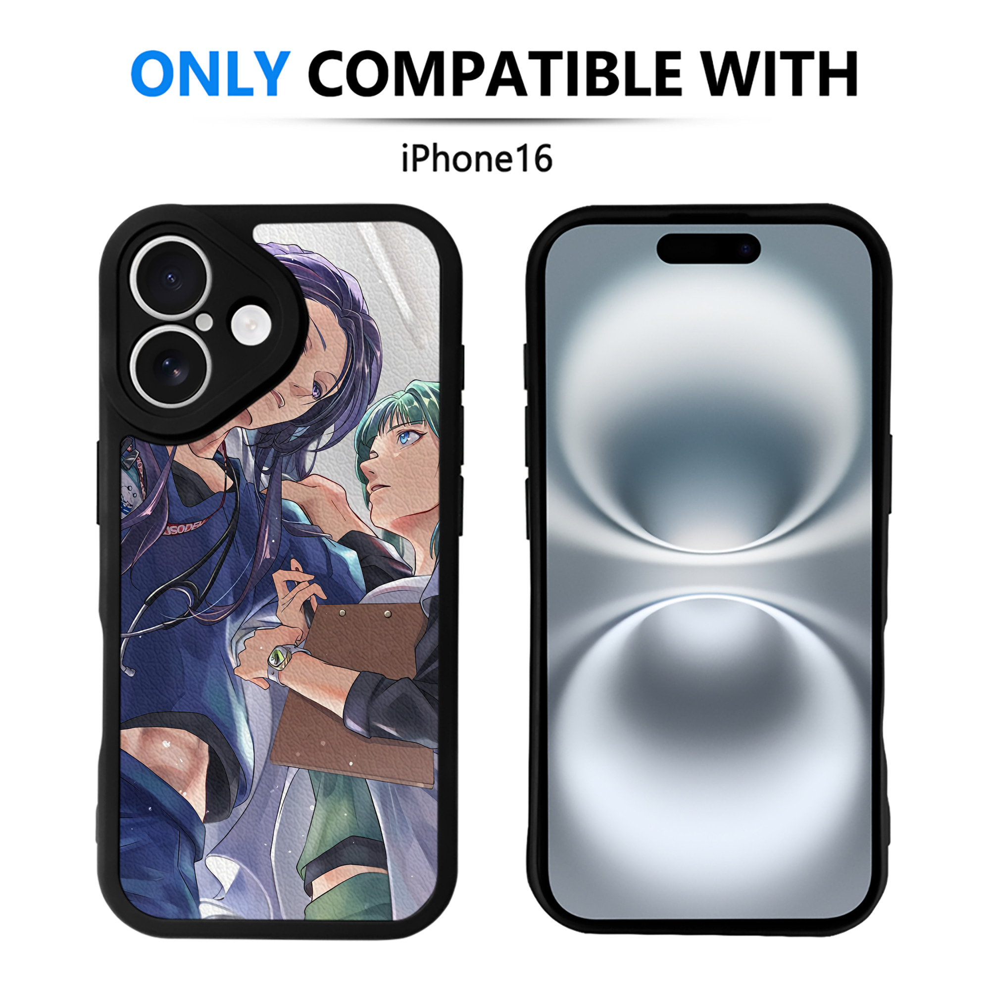 薬屋のひとりごと The Apothecary Diaries 【iPhone 16シリーズ対応】シリコンスマホケース（レザー調） 材質：シリコン